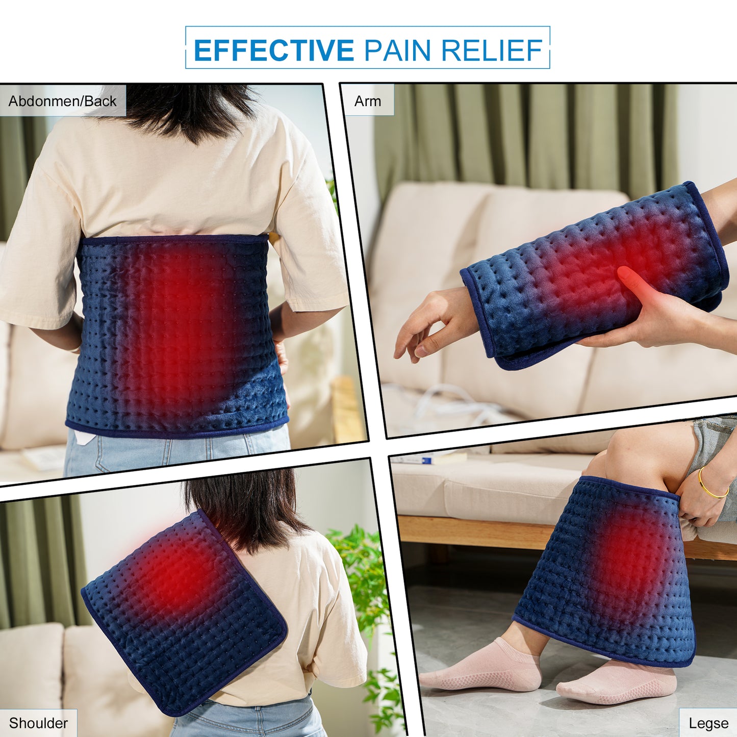 KEKOY Heating Pad for Back Pain