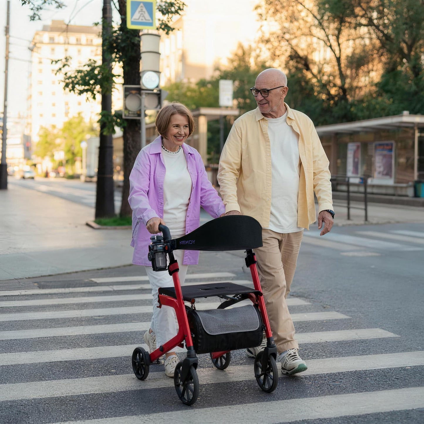 K2 4-Wheel Rollator/Transport Chair