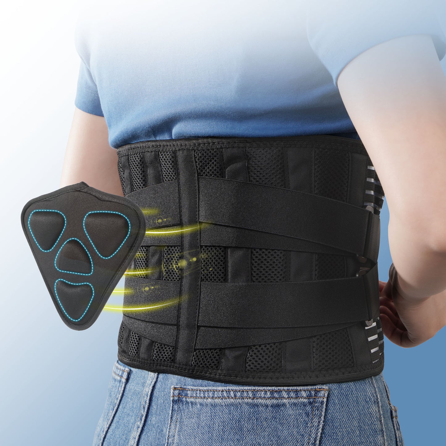 KEKOY Back Support Belt Relief for Back Pain