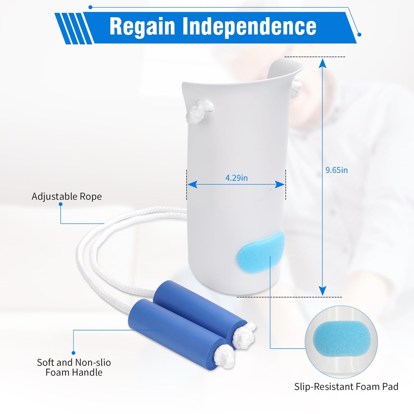 3 Pack Set Walking Cane Clothing Dressing Aid Sock Aid