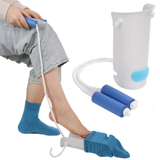 KEKOY Sock Slider with Two Pull Ropes and Non-Slip Notch
