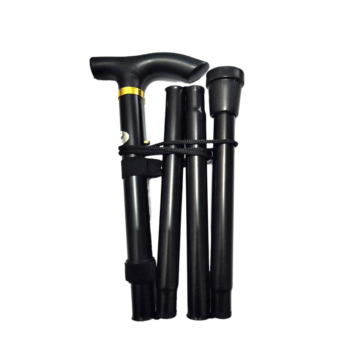 4-Folding Walking Aid Cane with Extra Stability