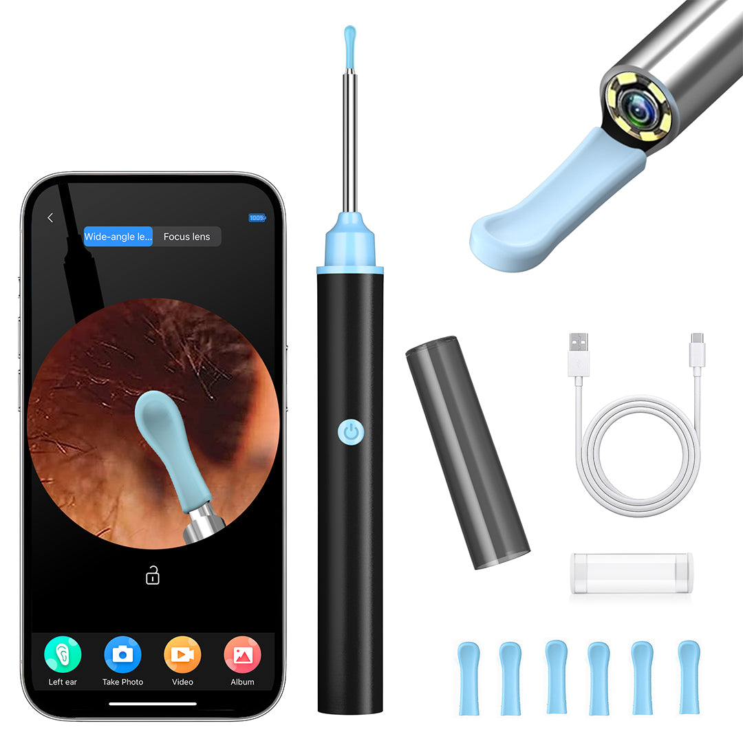KEKOY 500W Pixel Multifunctional Endoscope Ear Wax Removal Kit Ear Cleaning Tool