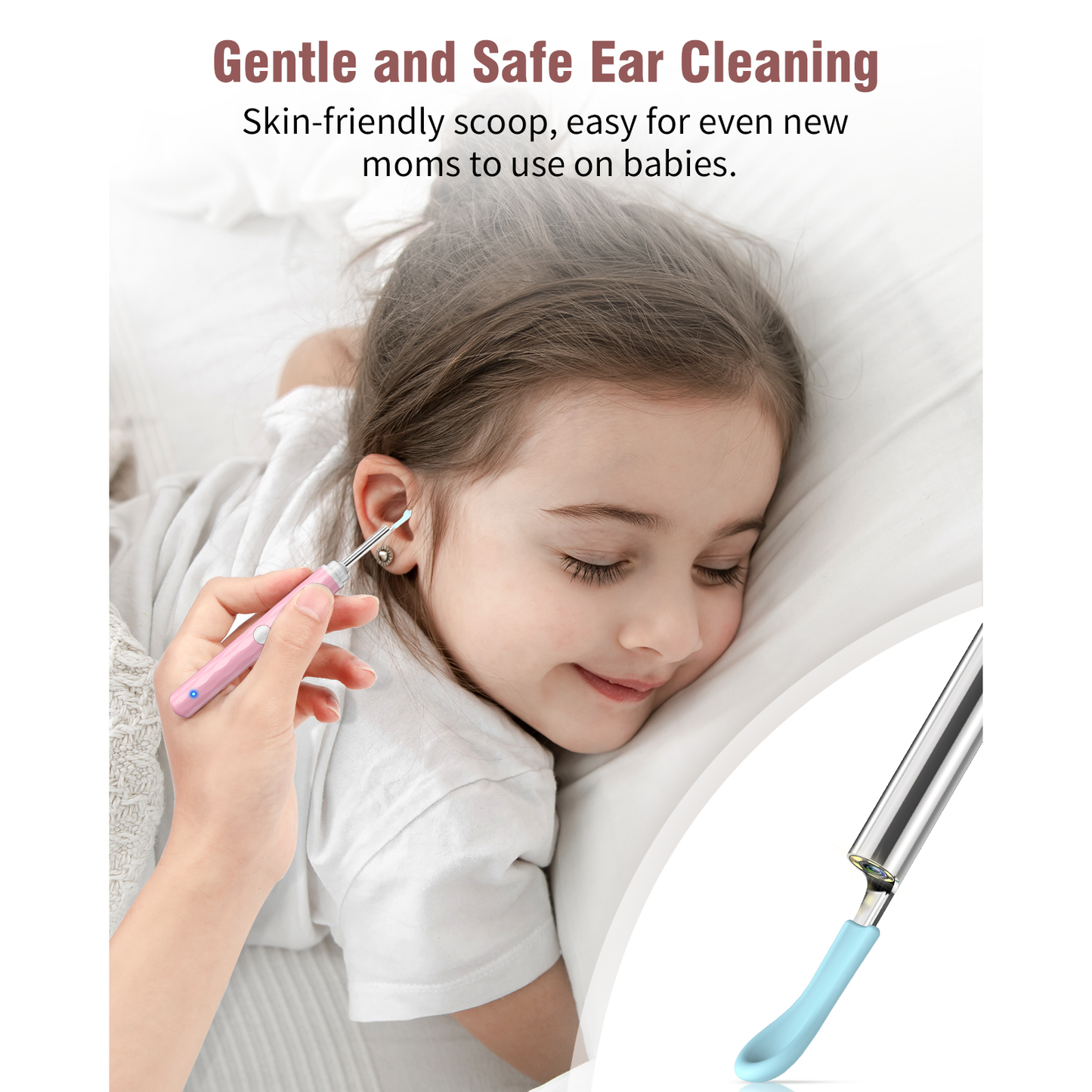 KEKOY Multifunctional Ear Canal Visible Ear Wax Removal Set