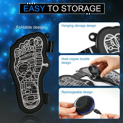 KEKOY Foldable EMS Foot Massager