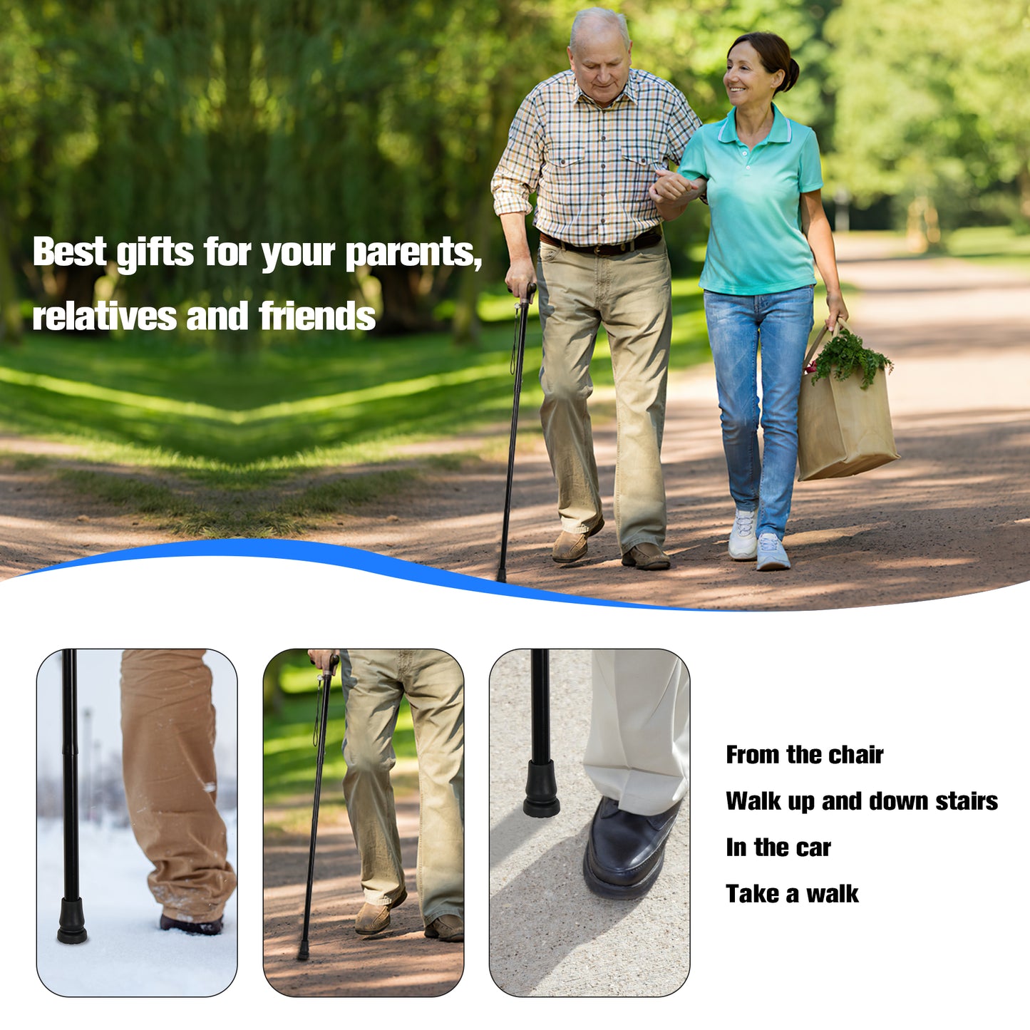 3 Pack Set Walking Cane Clothing Dressing Aid Sock Aid