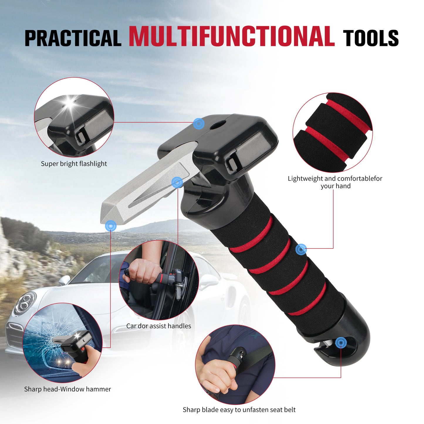 Threaded Handle Versatile Car Assist