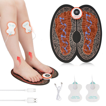 KEKOY Remote Controllable EMS Foot Massage Pad in Foldable Design