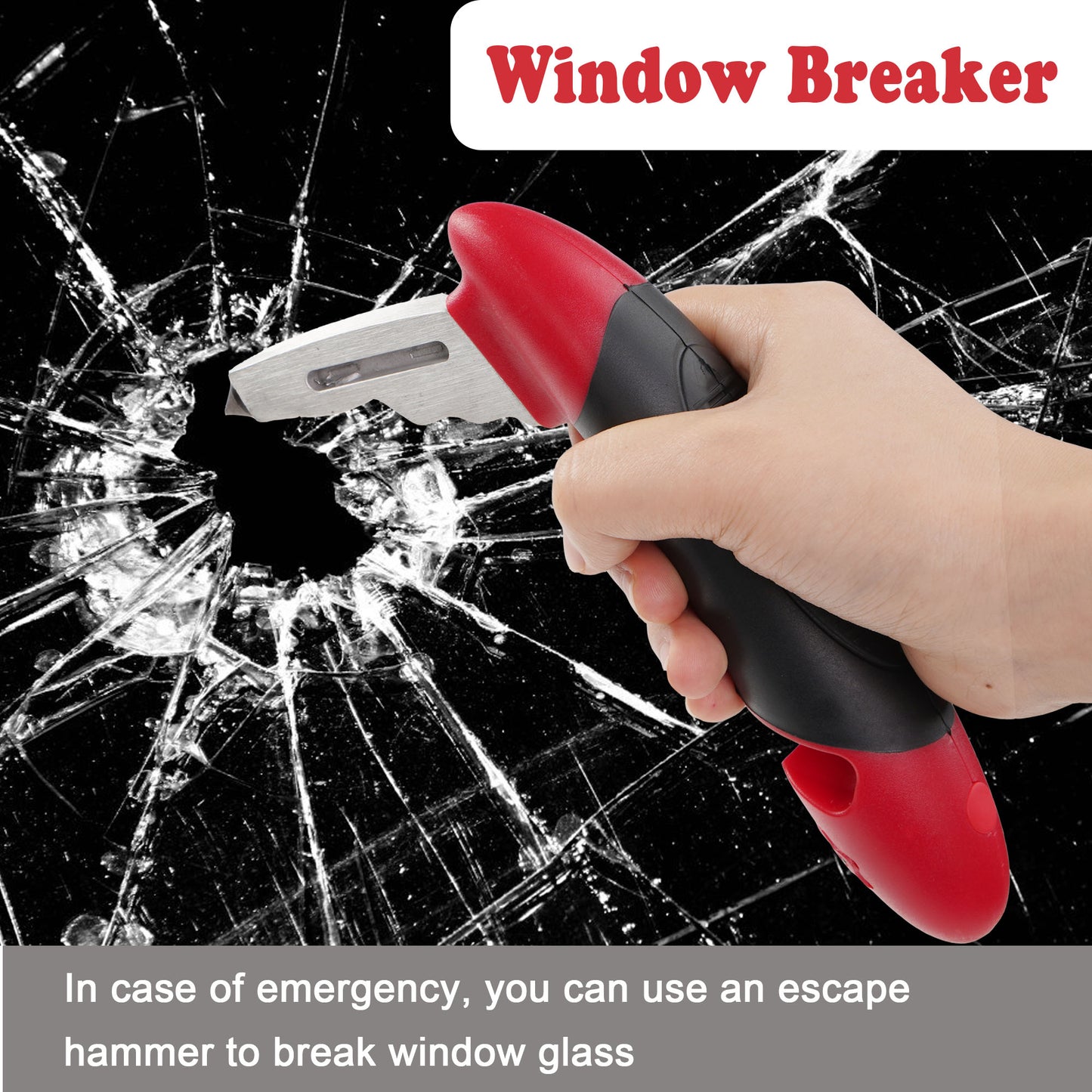 KEKOY 2 Pack Car Door Handle Assist for Elderly Portable Car Handle Seatbelt Cutter and Window Breaker for Elderly and Handicapped with LED Light