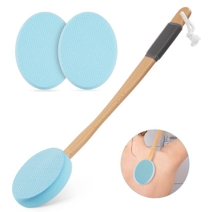 KEKOY Lotion Applicator for Back with 3 Replaceable Pads