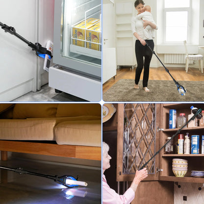 KEKOY Grabber Reaching Tool, FSA/HSA Eligible 2 Pack 32" Foldable Trash Pickup Reacher for The Disabled, Blue