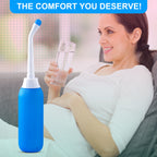 KEKOY 2 Pack Portable Travel Bidets Bottle for Postpartum Care, Handheld Bidet Sprayer with Travel Bag, 500ML Capacity for Personal Hygiene Cleaning
