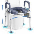 KEKOY Toilet Seat Riser for Seniors, Raised Toilet Seat with Handles, FSA HSA Eligible 400lb Elevated Toilet Risers, Tool-Free Assembly with Adjustable Height & Width