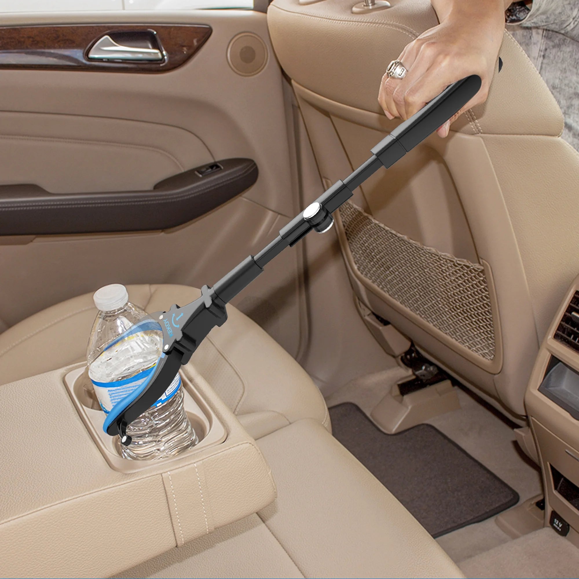 KEKOY 22" Reacher Grabber Tool with Headlight, Mobility Aid Reaching Tool, blue