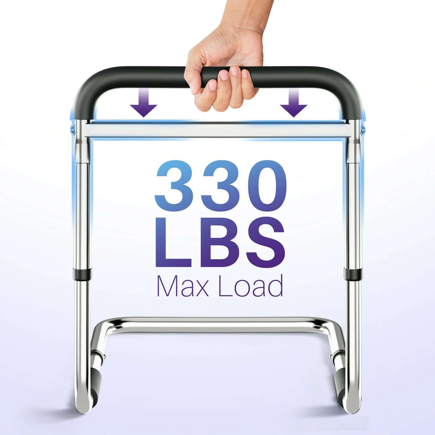 KEKOY Bed Rails for Seniors Safety Guard with Leg Adjustable, Bed Assist Rail for Elderly Adults with Free Storage Bag and Fixing Strap