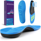 KEKOY 220+ lbs Heavy Duty Orthotic Insoles for Men & Women, 1.22" Medium Arch Support Shoe Inserts for Overpronation, Mild Flat Feet, Plantar Fasciitis Relief