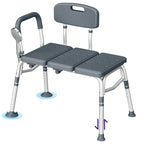 KEKOY Tub Transfer Bench for Bathtub and Showers, Adjustable Shower Bench, Bath Shower Chair Seat 400LBs for Elderly, Adults and Disabled