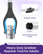 Kekoy Grabber Reaching Tool for Elderly, 40" Heavy Duty Reacher Grabber Pickup Tool , 4" Wide Extended Weed Gripper Claw with Magnet