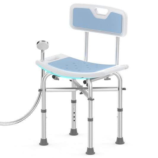Heavy Duty Shower Chair Grey