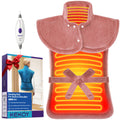 KEKOY Large Heating Pad for Back Pain Relief, Large 24"x33" Fast-Heating Pad for Neck and Shoulders with Auto Shut-Off, Soft & Machine Washable, Dusty Rose