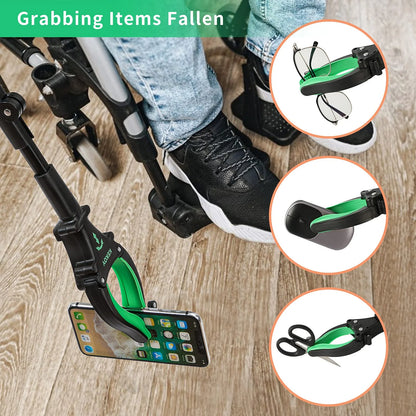 Kekoy 22" Reacher Grabber Tool with Headlight, Mobility Aid Reaching Tool