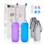 KEKOY 2 Pack Portable Travel Bidets Bottle for Postpartum Care, Handheld Bidet Sprayer with Travel Bag, 500ML Capacity for Personal Hygiene Cleaning