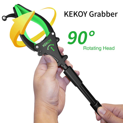 Kekoy 22" Reacher Grabber Tool with Headlight, Mobility Aid Reaching Tool
