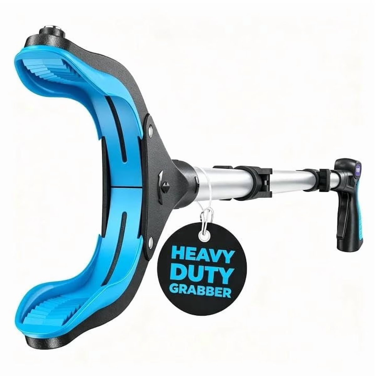 KEKOY Pro 36-inch Reacher Grabber Pickup Tool, Heavy Duty Grabbers for Seniors Foldable Pick Up Trash Stick with Anti-Slip 360° Rotating Jaw, 4" Wide Extended Weed Gripper Claw with Magnet