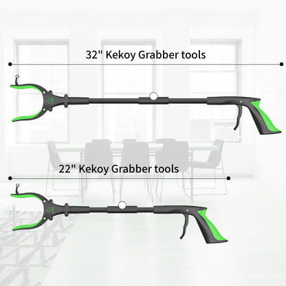 Kekoy 22" Reacher Grabber Tool with Headlight, Mobility Aid Reaching Tool