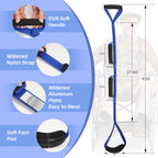 KEKOY 42" Leg Lifter for Hip Replacement with Two Foam Handle, Mobility Lift Leg Raiser Aids for Elderly, Handicap, Leg Lifter Getting Legs in and Out of Bed, Wheelchairs,Chairs, Car, Blue
