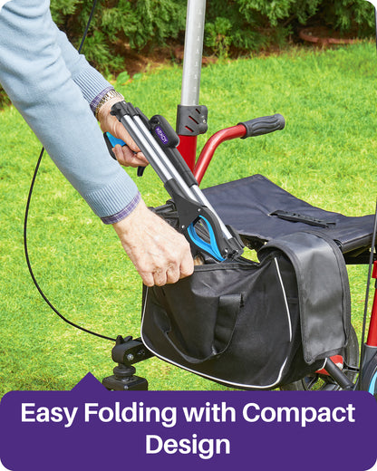 Kekoy Grabber Reaching Tool for Elderly, 40" Heavy Duty Reacher Grabber Pickup Tool , 4" Wide Extended Weed Gripper Claw with Magnet