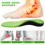 KEKOY Orthotics Inserts for Men Women, Plantar Fasciitis High Arch Support Inserts, Flat feet Shoe Insoles Absorb Shock, L