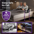KEKOY Bed Rails for Seniors, Adjustable Bed Assist Rail for Elderly Adults with Storage Bag and Fixing Strap, Bed Support Bar Mobility Assistant