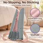 KEKOY Sock Helper for Seniors, Adjustable Width 4-4.5", Flexible Sock Aid Pull on, Easy to Use Sock Assist Device for Elderly