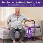 KEKOY Bed Rails for Seniors, Adjustable Bed Assist Rail for Elderly Adults with Storage Bag and Fixing Strap, Bed Support Bar Mobility Assistant