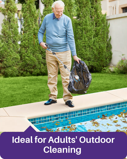 Kekoy Grabber Reaching Tool for Elderly, 40" Heavy Duty Reacher Grabber Pickup Tool , 4" Wide Extended Weed Gripper Claw with Magnet