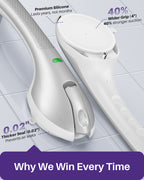 KEKOY 17.5" Grab Bars for Shower, 2 Pack Shower Handle Strong Suction Shower Bar, Safety Bars for Shower, Shower Grab Bars for Seniors, Injured, Handicap