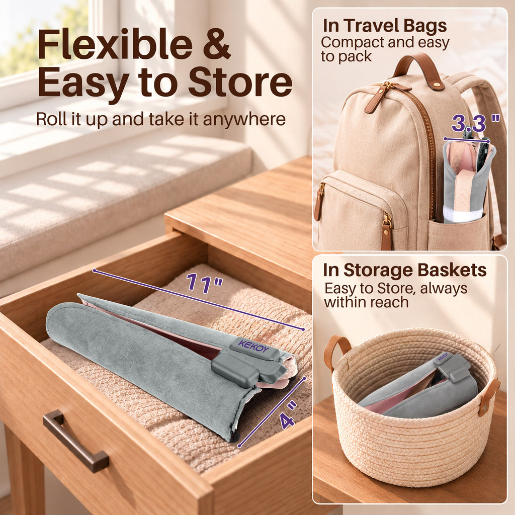 KEKOY Sock Helper for Seniors, Adjustable Width 4-4.5", Flexible Sock Aid Pull on, Easy to Use Sock Assist Device for Elderly