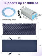 Kekoy Alternating Air Pressure Pad for Recliner Chair, Upgraded Anti-Slip Base, Pressure Relief Cushion & Bedsore Prevention for Elderly, Quiet Pump, Waterproof Cover for Home Hospital