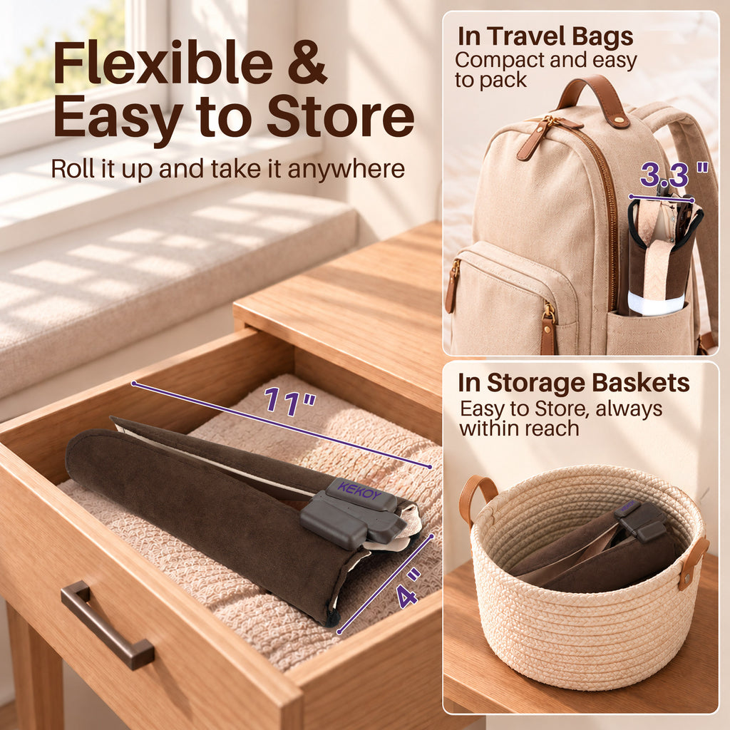 KEKOY Flexible Sock Aid with Adjustable Width 4-4.5", Sock Helper Easy on, Sock Assist Device for Elderly, Pregnant, Diabetics