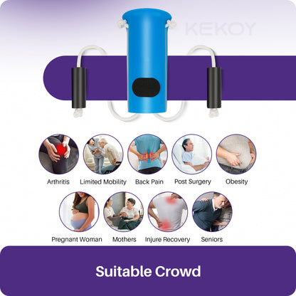 KEKOY Sock Assist Device for Elderly, Sock Aid Device Easy on and off Sock Helper - Dressing Aid for Seniors, Blue