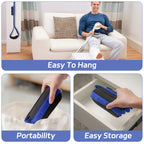 KEKOY 42" Leg Lifter for Hip Replacement with Two Foam Handle, Mobility Lift Leg Raiser Aids for Elderly, Handicap, Leg Lifter Getting Legs in and Out of Bed, Wheelchairs,Chairs, Car, Blue