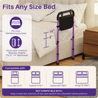 KEKOY Bed Rails for Seniors, Adjustable Bed Assist Rail for Elderly Adults with Storage Bag and Fixing Strap, Bed Support Bar Mobility Assistant