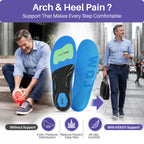 KEKOY 220+ lbs Heavy Duty Orthotic Insoles for Men & Women, 1.22" Medium Arch Support Shoe Inserts for Overpronation, Mild Flat Feet, Plantar Fasciitis Relief