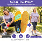 KEKOY Orthotic Insoles for Men & Women, 220+ lbs 1.38" High Arch Support Shoe Inserts for High Arches, Collapsed Arch, Oversupination and Plantar Fasciitis