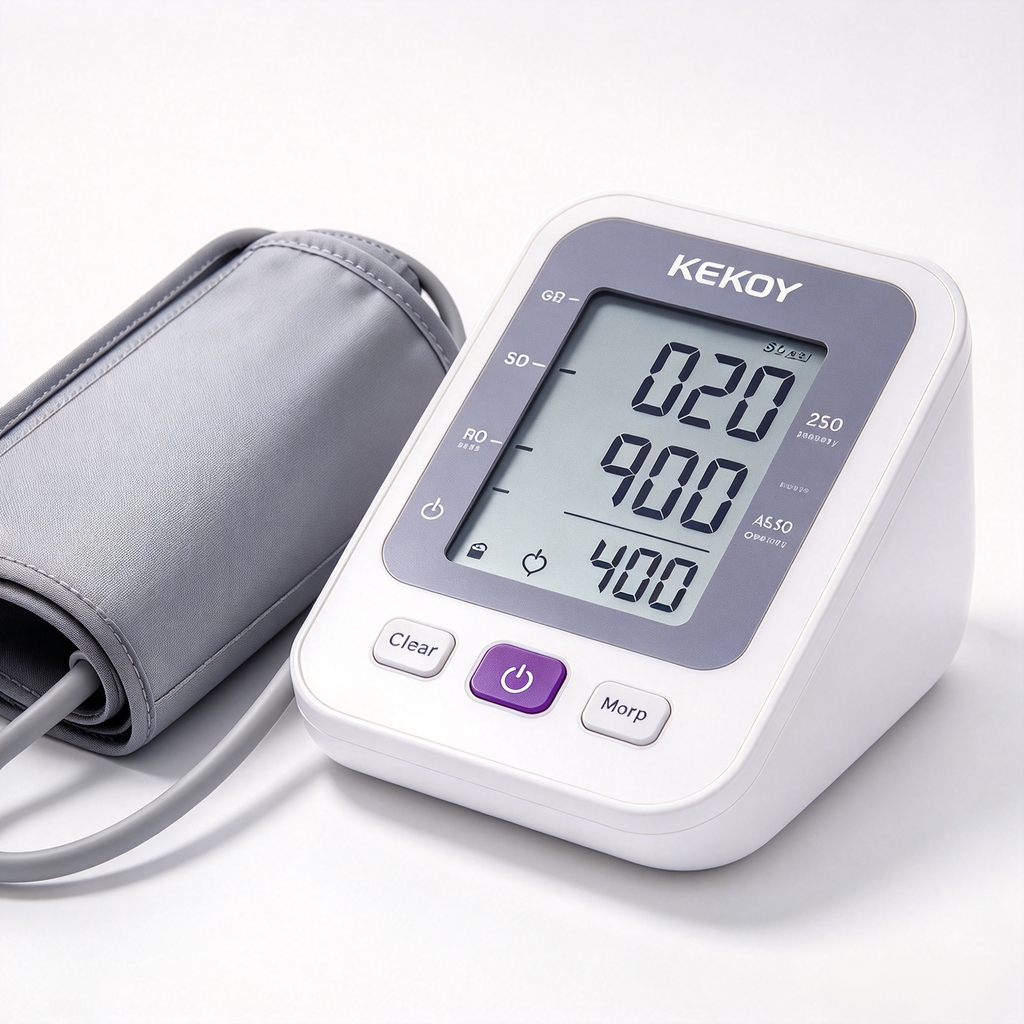 KEKOY Digital Blood Pressure Monitor – Accurate Home BP Machine with Large Display, Comfortable Cuff & One-Click Operation