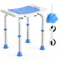 KEKOY Shower Chair for Inside Shower, FSA/HSA Eligible Medical Alloy Bath Stool for Seniors, Pregnancy & Disabled, Adjustable Support Bathroom Stools for Adults