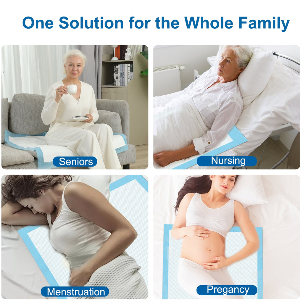 Product solution for seniors, nursing, menstruation, and pregnancy