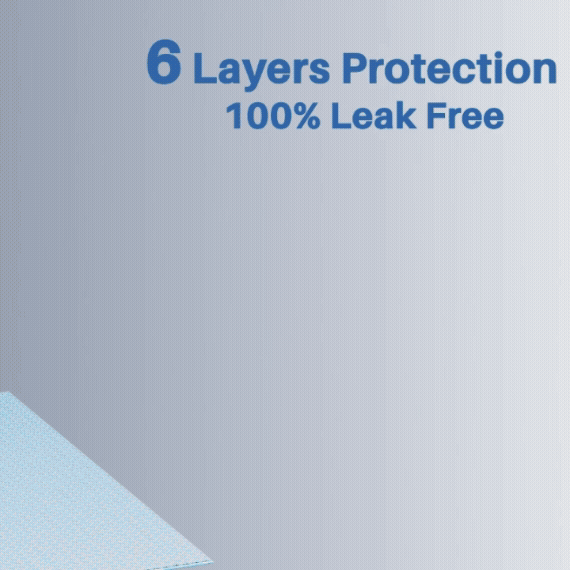 multi layer of structure to prevent leaking and ensure comfort