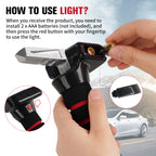 KEKOY Car Handle Assist for Elderly, 4 in 1 Vehicle Support Handle Automotive Door Assist Handles with LED Light, Seatbelt Cutter, Window Breaker Standing Mobility Aid for Car